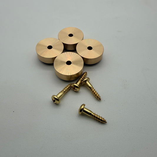 1" Brass Feet